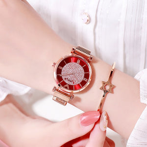Women Watches 2019 Luxury Diamond Rose Gold Ladies Wrist
