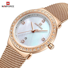 Load image into Gallery viewer, New NAVIFORCE Women Luxury Brand Watch Simple Quartz Lady