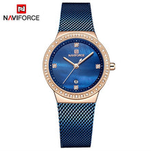 Load image into Gallery viewer, New NAVIFORCE Women Luxury Brand Watch Simple Quartz Lady