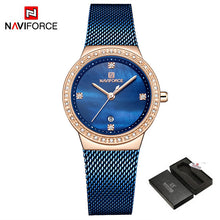 Load image into Gallery viewer, New NAVIFORCE Women Luxury Brand Watch Simple Quartz Lady